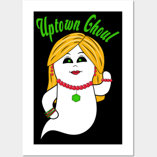 Uptown Ghoul - Funny Halloween Posters and Art